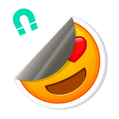 Emoji magnet product icon