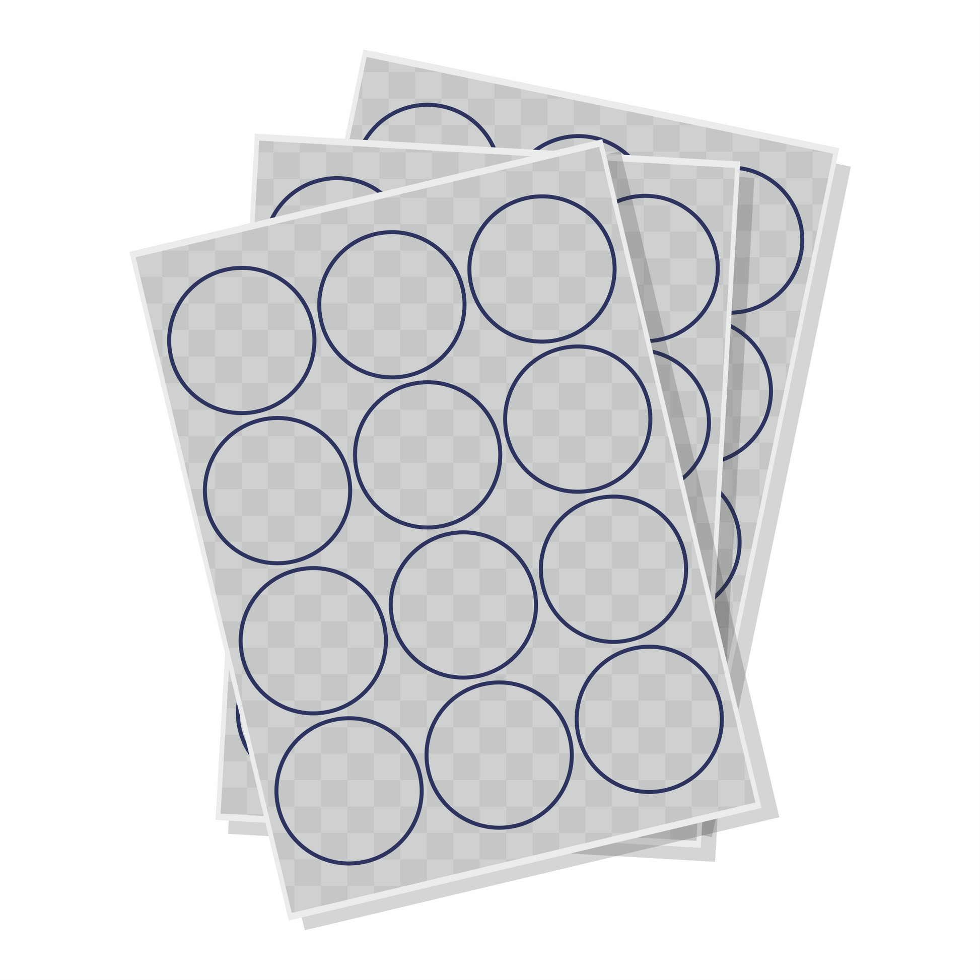Blank labels eco clear image