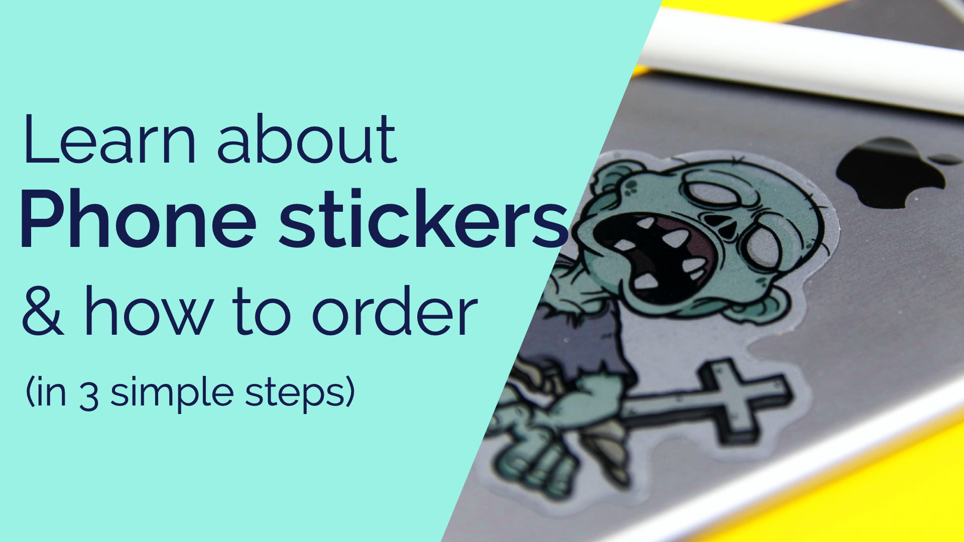 Load video: A video explaining what phone stickers are and how to order them