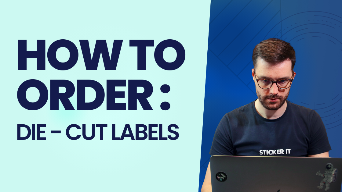 Load video: A video explaining what die-cut labels are and how to order them