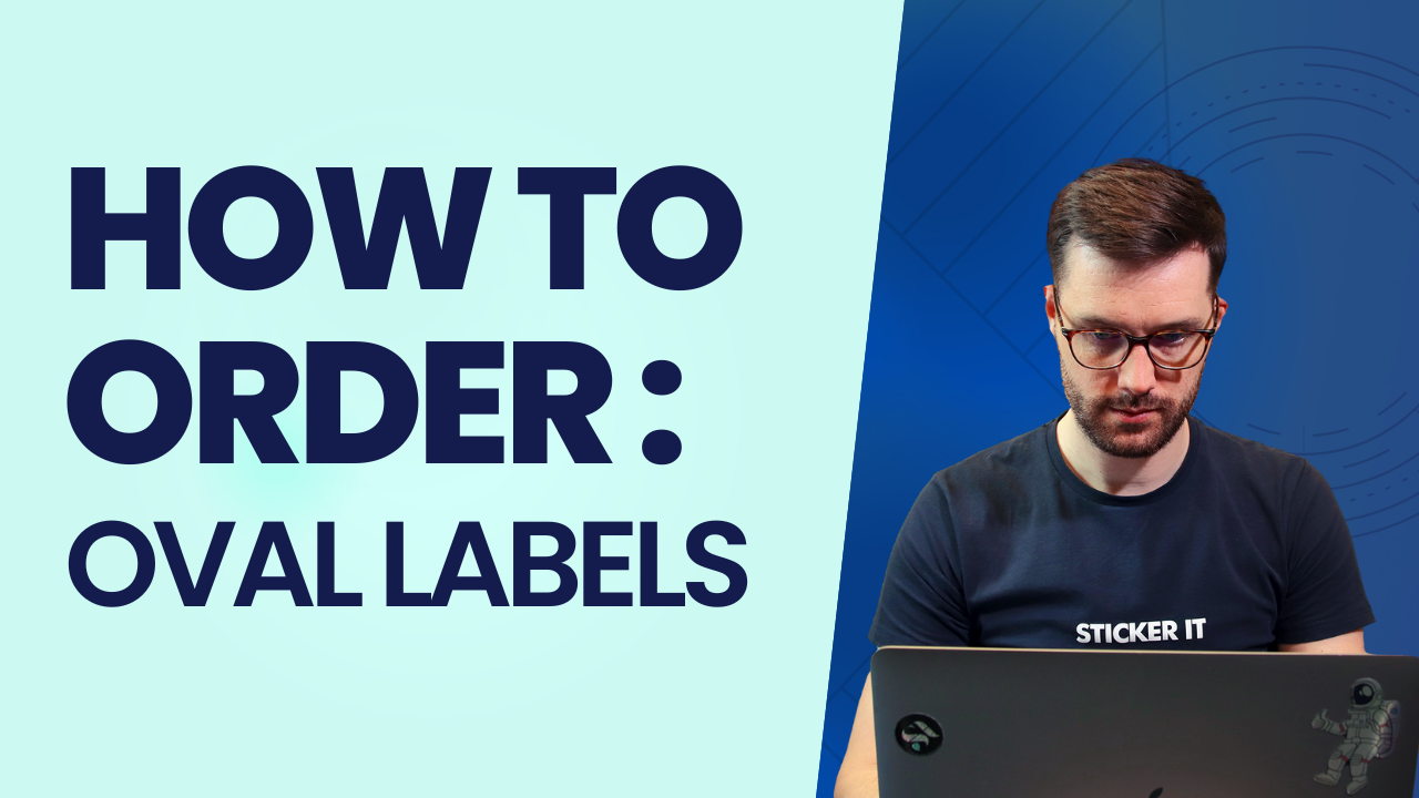 Load video: How to order oval labels video