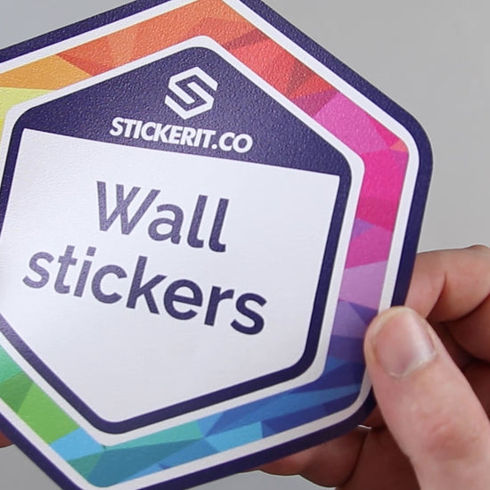 A short video showing what wall stickers are