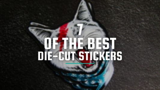 7 of The Best Die Cut Stickers And How They're Printed
