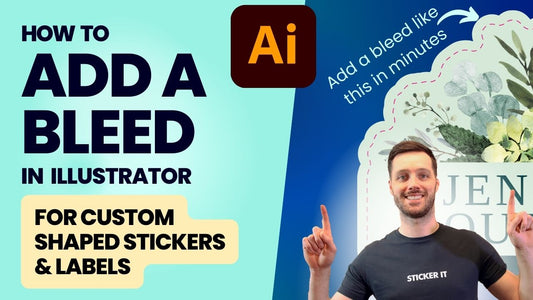How to add a bleed to your custom sticker or label in Adobe Illustrator