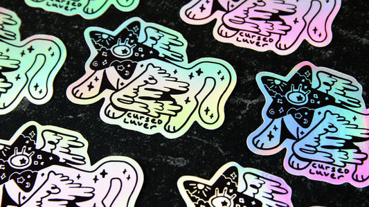 6 Examples of awesome holographic stickers