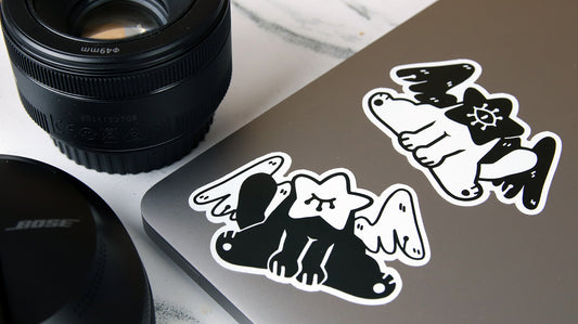 How to turn pictures into laptop stickers