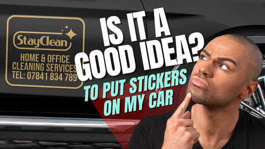 Is it a good idea to put stickers on my car thumbnail