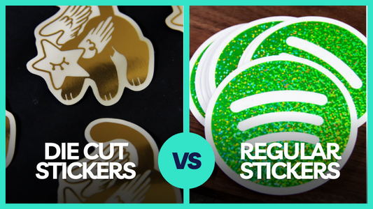 What's The Difference Between Die Cut and Regular Stickers