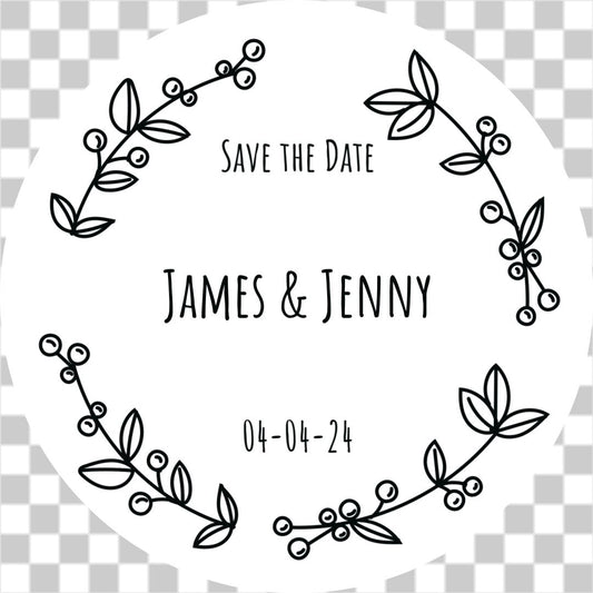 Save the Date Floral