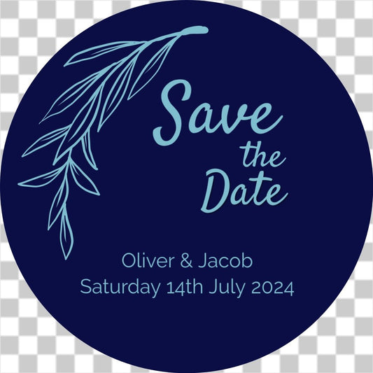 Save the Date leaf