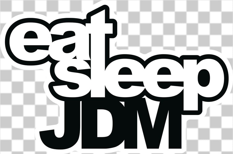 Eat Sleep JDM flat – Sticker it