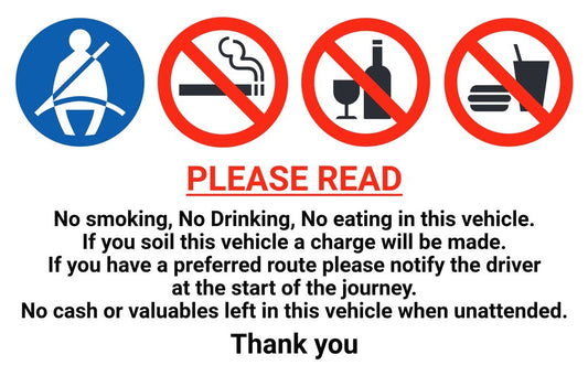 Taxi rules