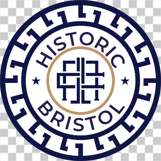 historic membership logo car window sticker