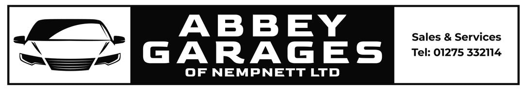 Abbey garage car dealership sticker