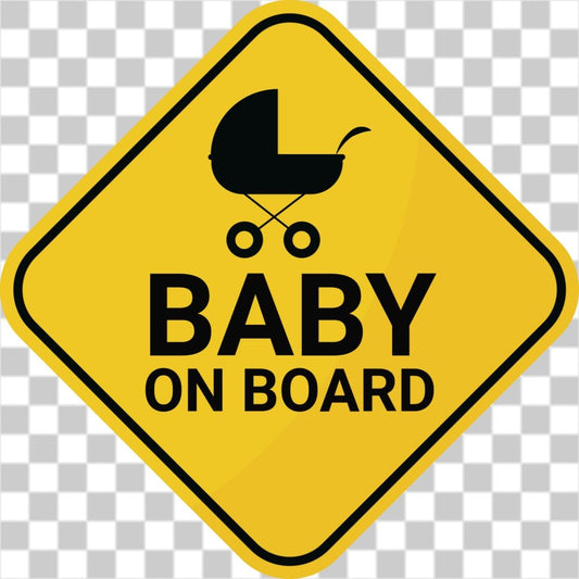 Baby on board pram