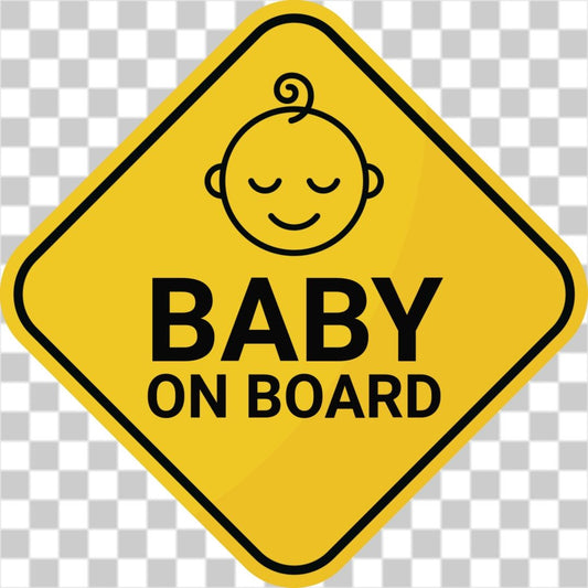Baby on board square