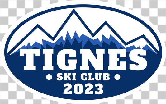 Mountain ski club logo