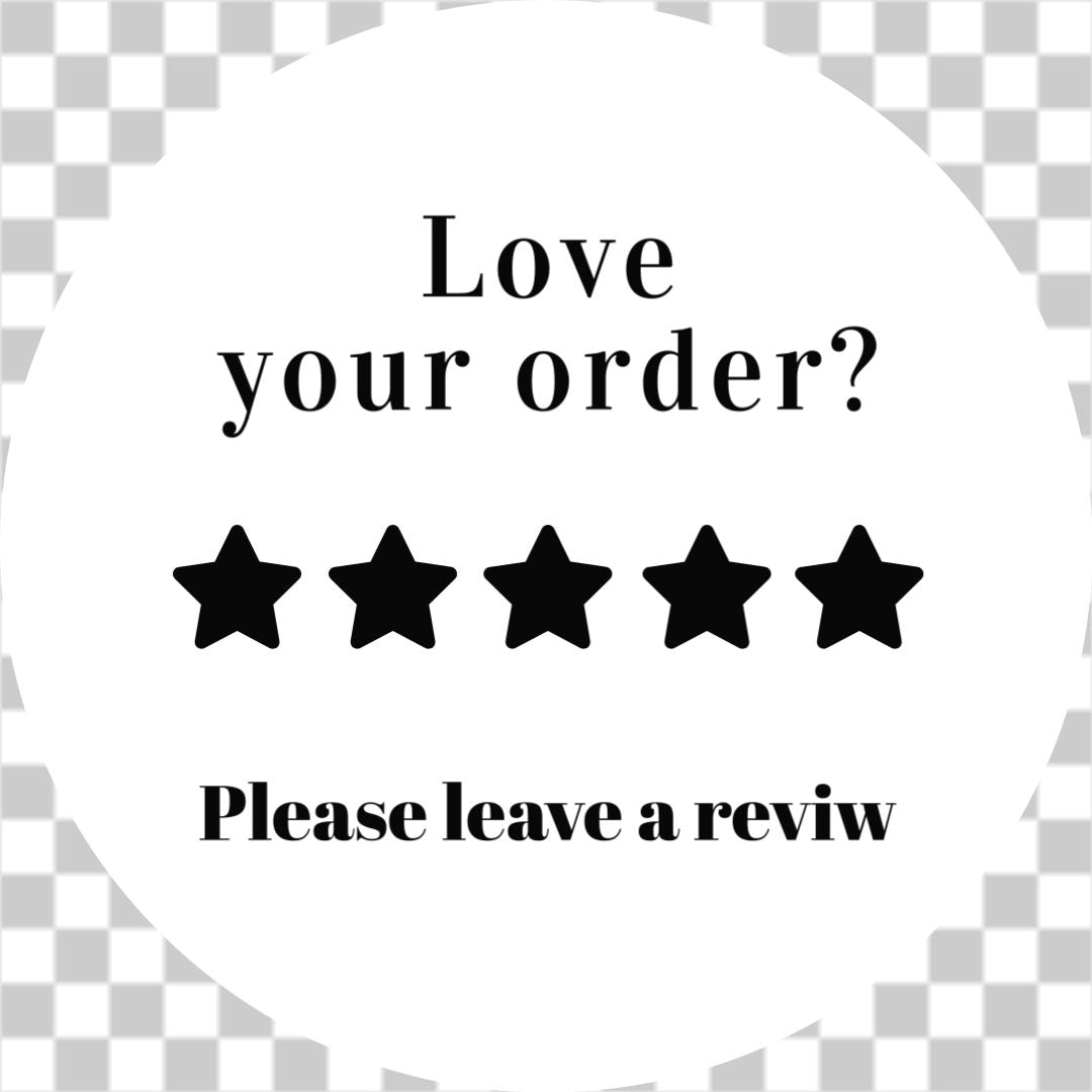 Love your order? thankyou