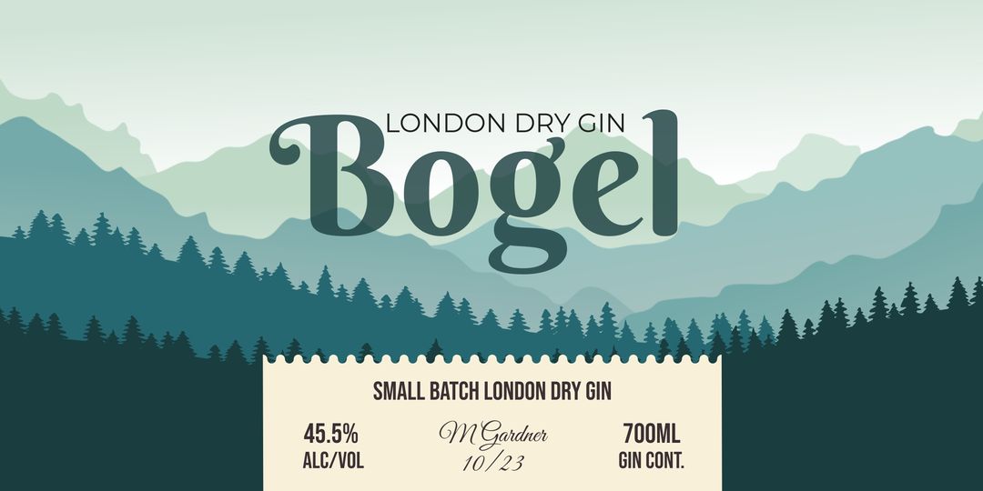 Spring valley gin label