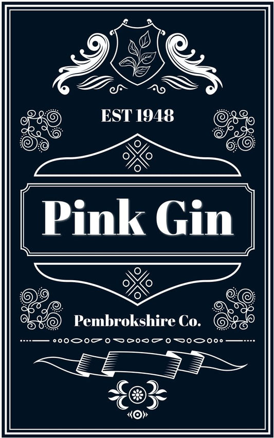 Premium pink gin
