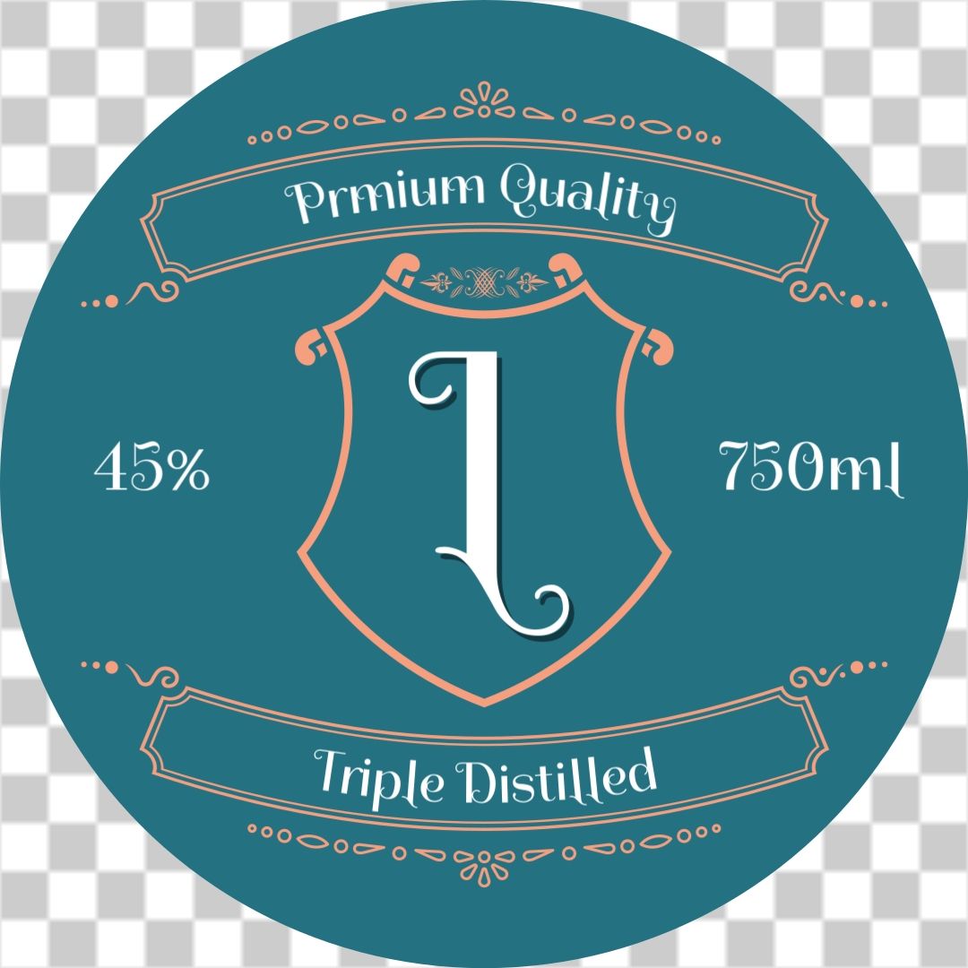 Triple Distilled Premium Quality Vodka label