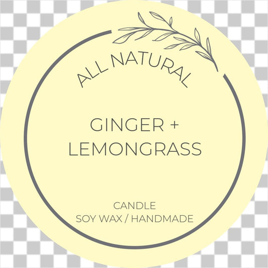 Ginger and Lemongrass Candle