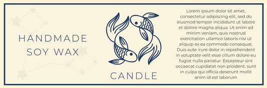 Pisces Candle