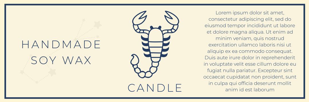 Scorpio Candle