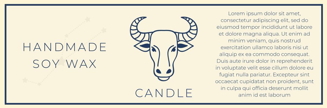 Taurus Candle