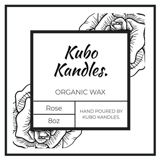 Rose Kubo Kandle label