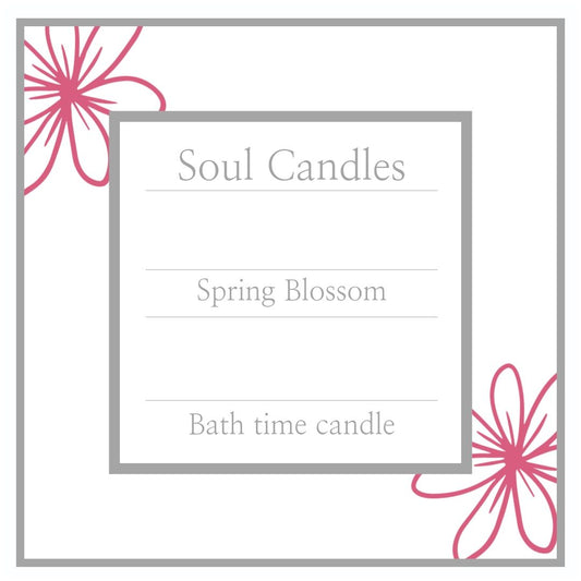 Relax Bath candle label