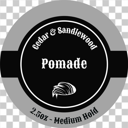 Classic hair pomade label