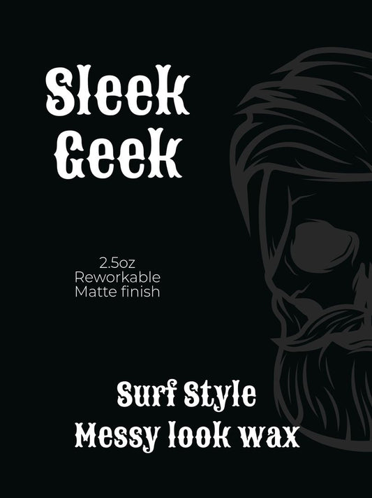 Sleek geek surf style wax