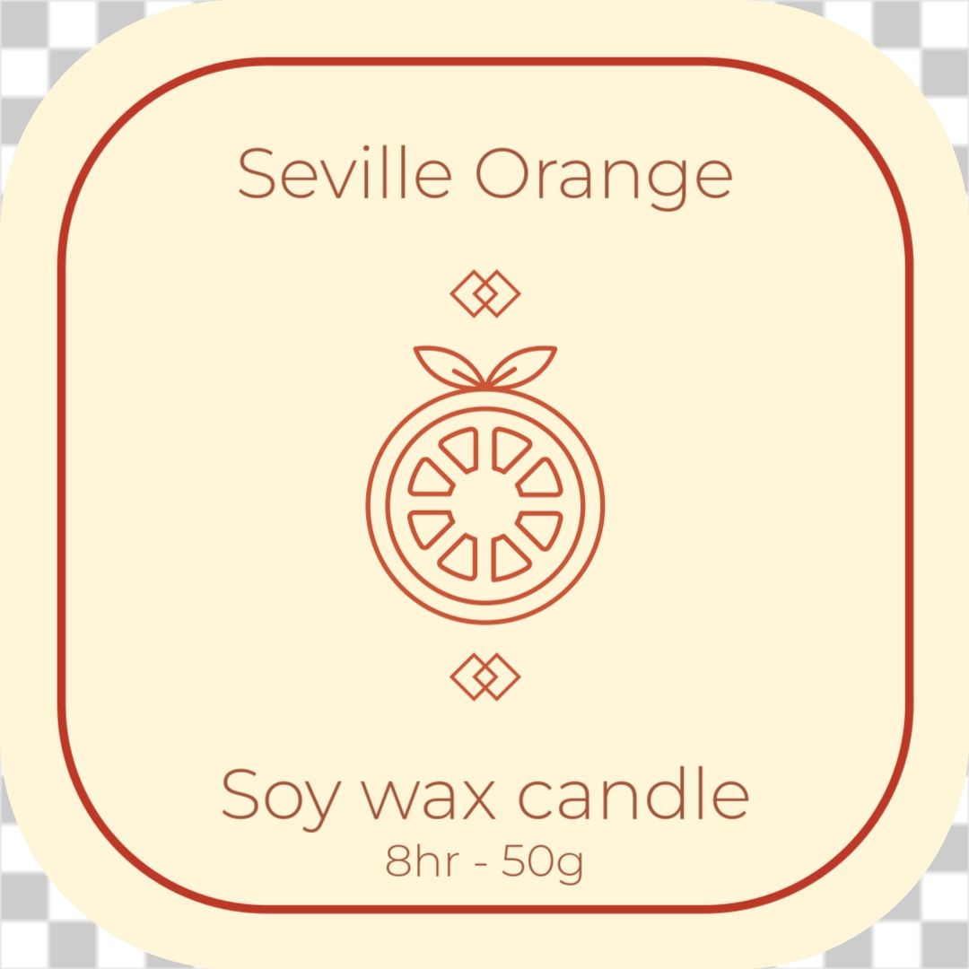 Rounded Candle label