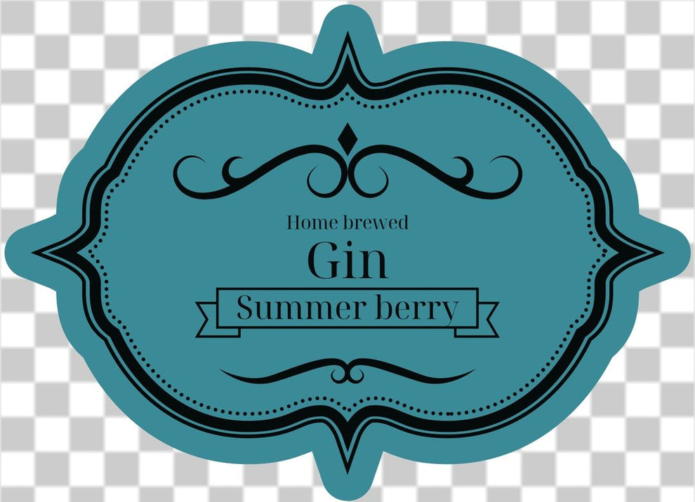 Vintage gin label – Sticker it