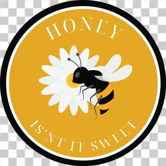 Daisy Bee honey label