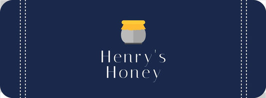 Henrys honey modern label