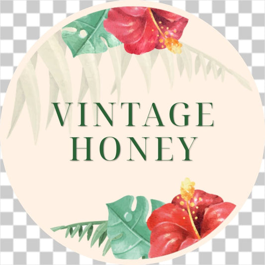 Water colour vintage honey