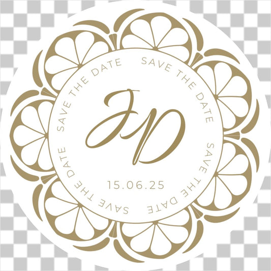 Art deco Save the date No.3