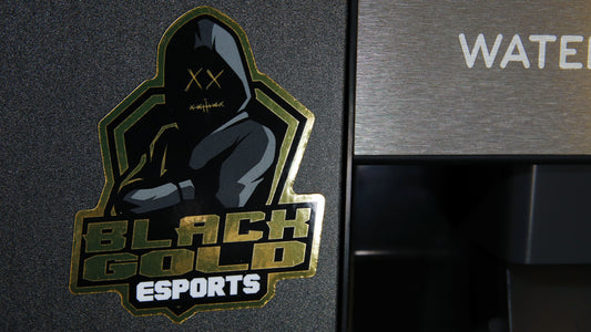 Black and Gold Esports logo