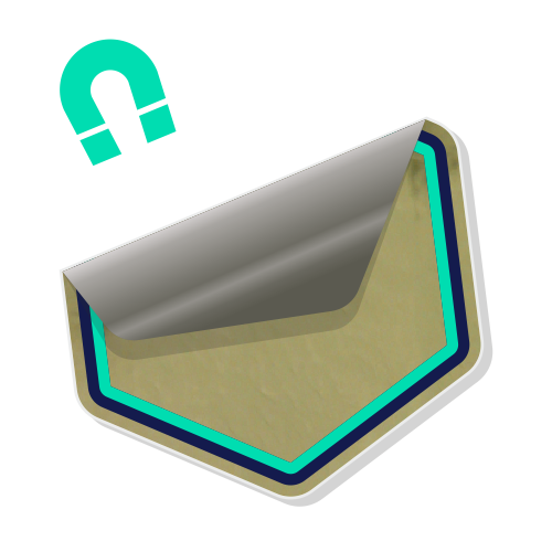 Gold magnet product icon