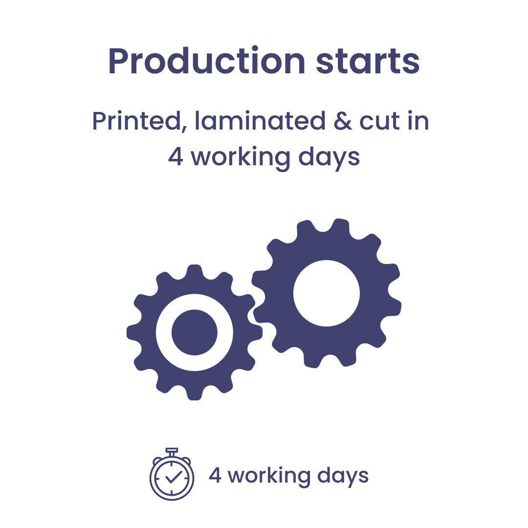 Lead time production starts icon