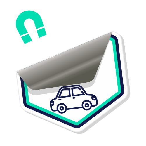 Car magnet product icon