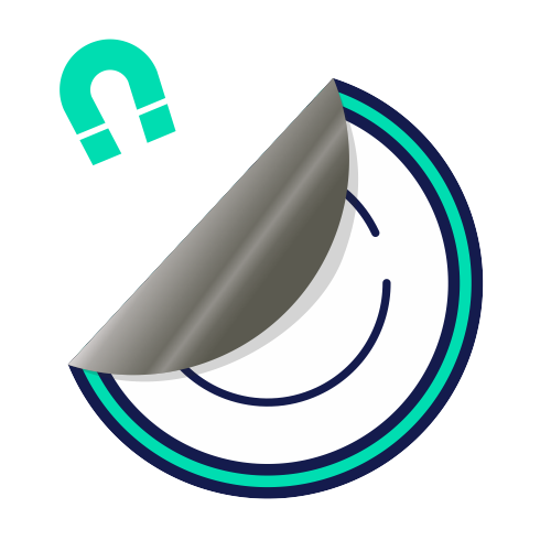 Circle magnet product icon