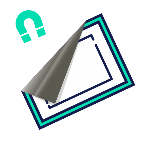 Rectangle magnet product icon