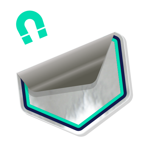 Silver magnet product icon