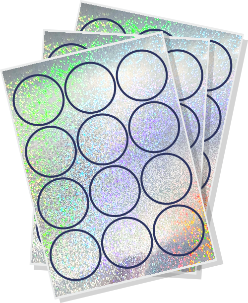 Blank labels category eco glitter icon