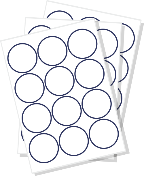 Blank labels category eco white icon