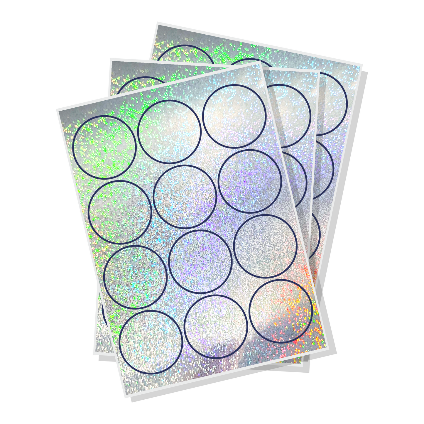 Blank labels eco glitter image