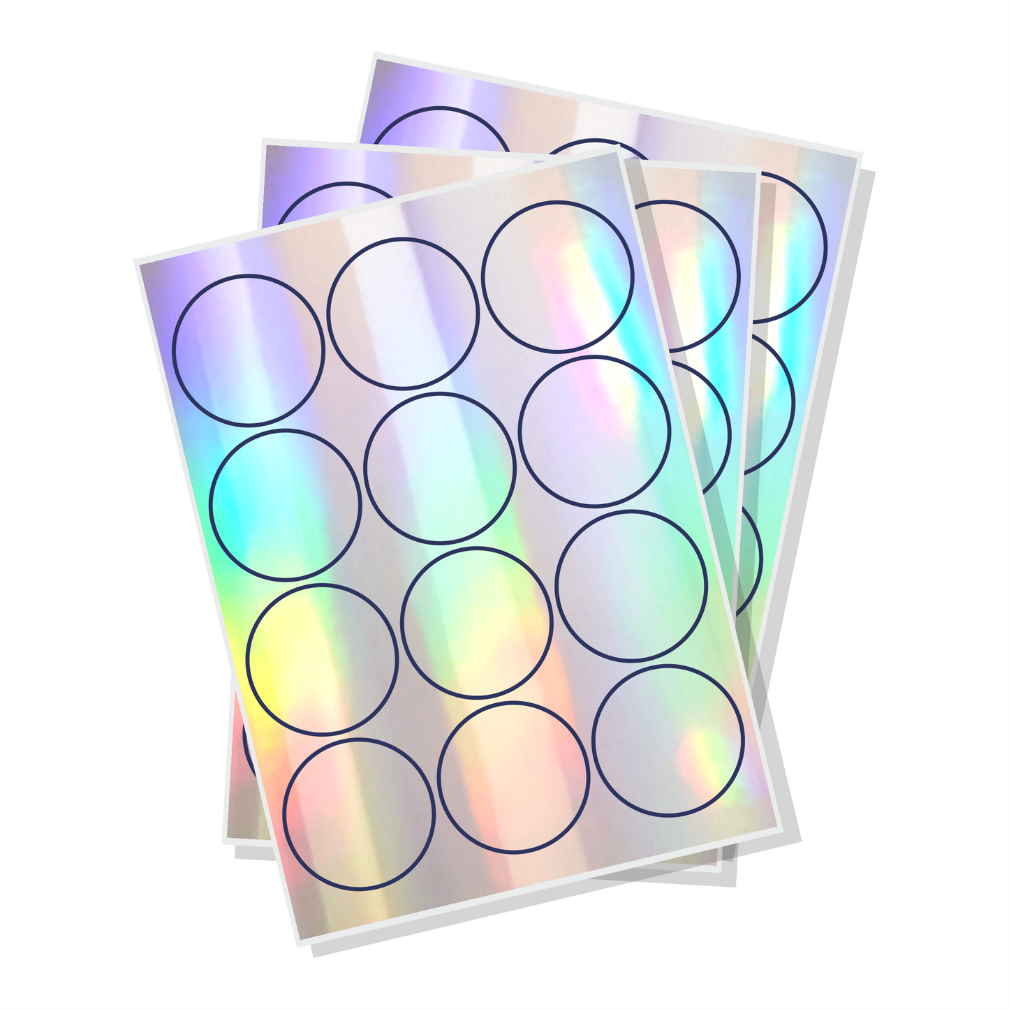 Blank labels eco holographic image